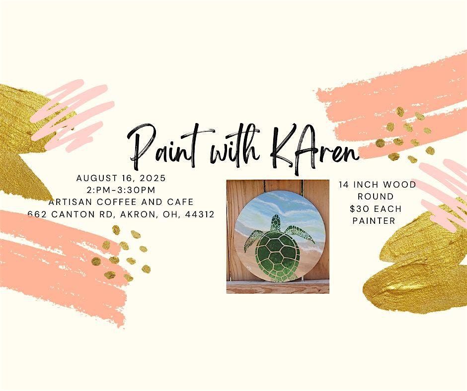 Painting with Karen: Celebrating the Beach and Summer with a Splash!