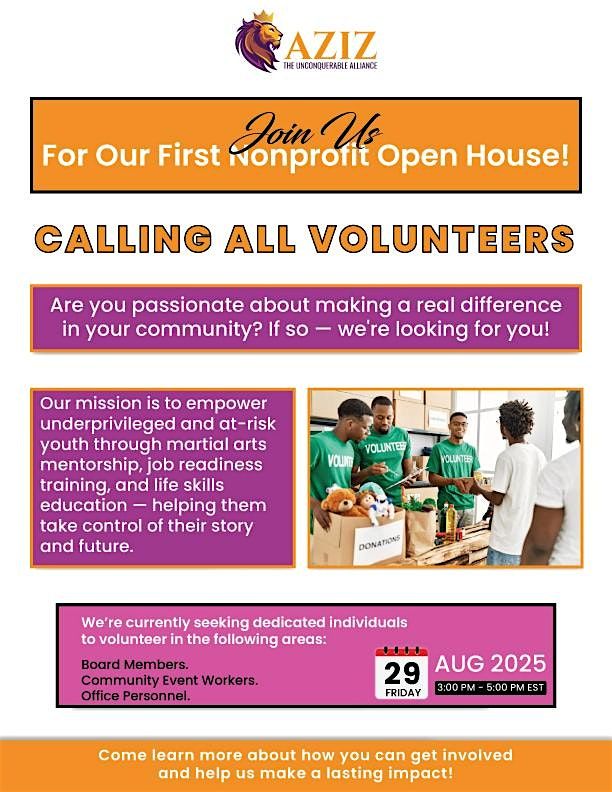 AZIZ Nonprofit Open House!