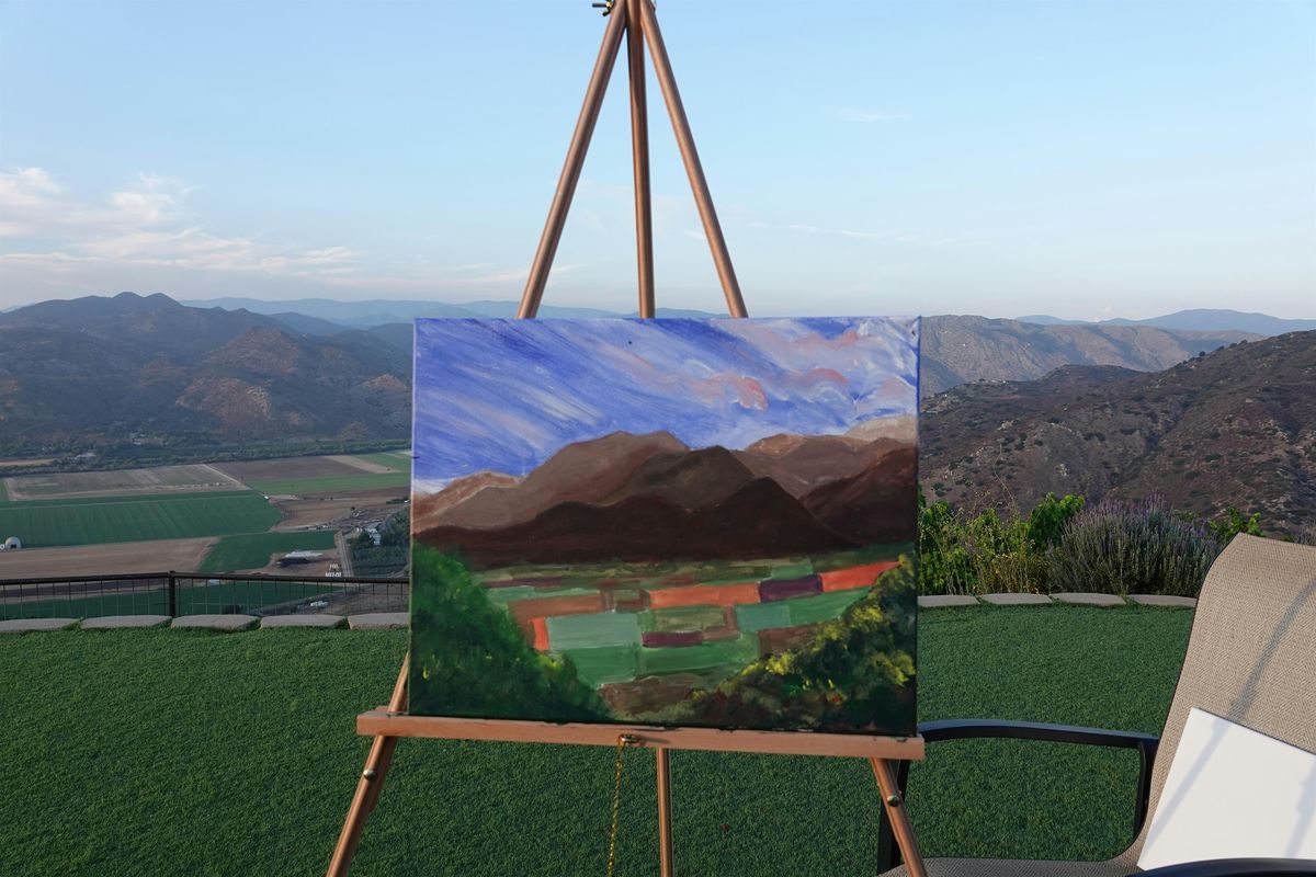 Landscape Painting with Chelsea ~ SDRVC Natural Impressions: Art in Nature