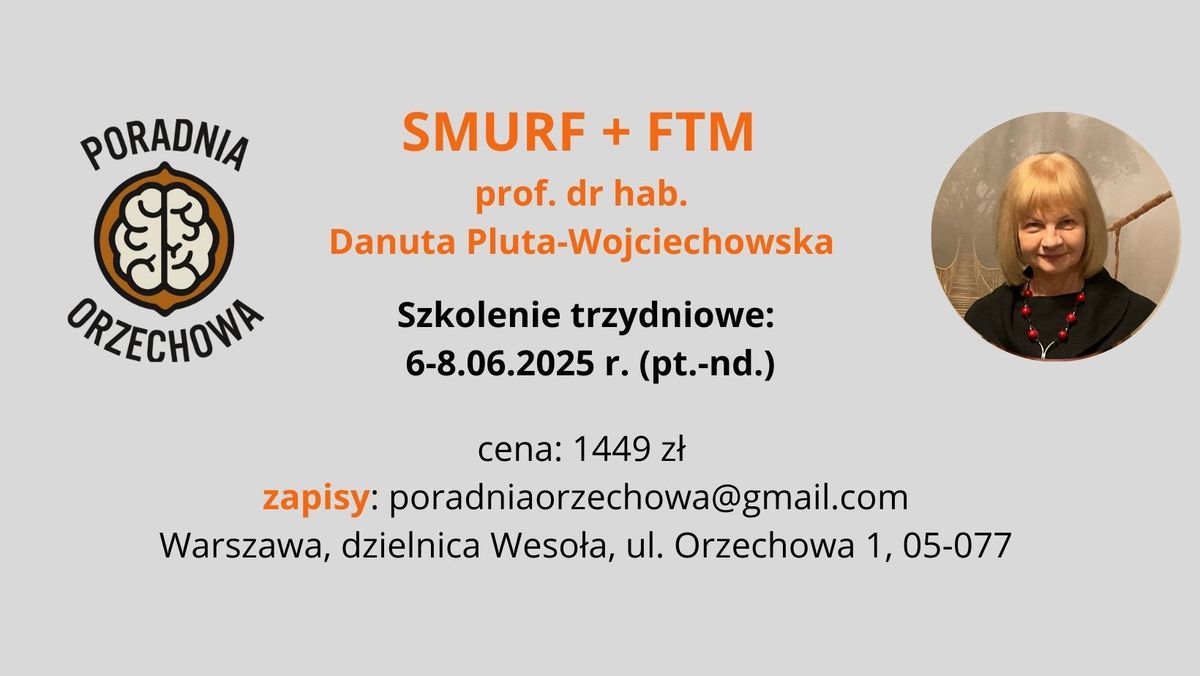 6-8.06.2025, SMURF + FTM, , prof. Pluta-Wojciechowska