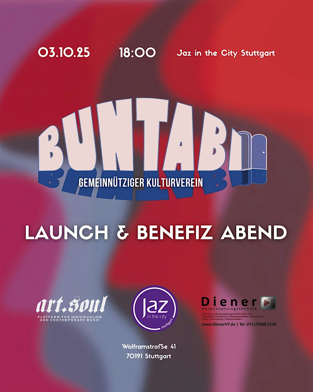 BUNTABI - Launch und Benefizabend