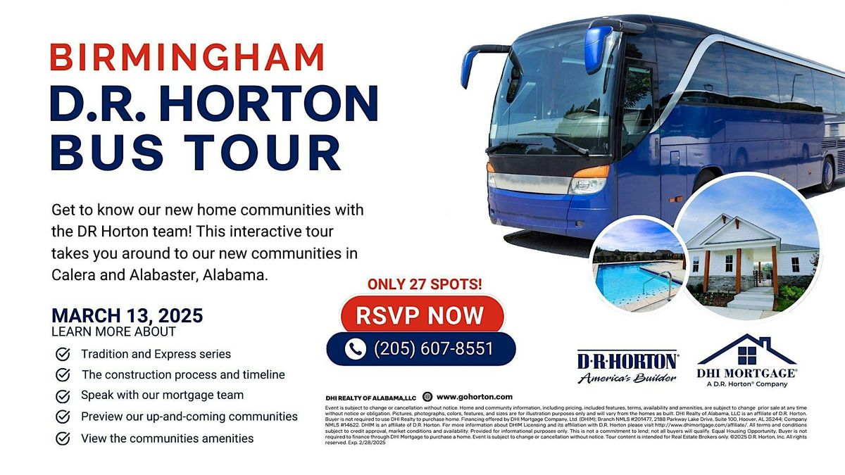 D.R. Horton Bus Tour - Birmingham, Alabama