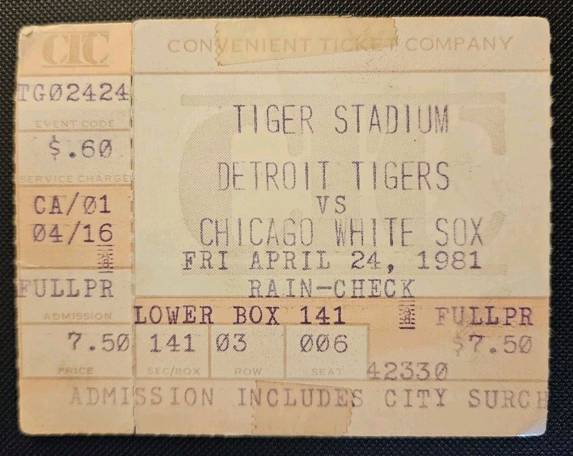 Detroit Tigers at Chicago White Sox at Rate Field