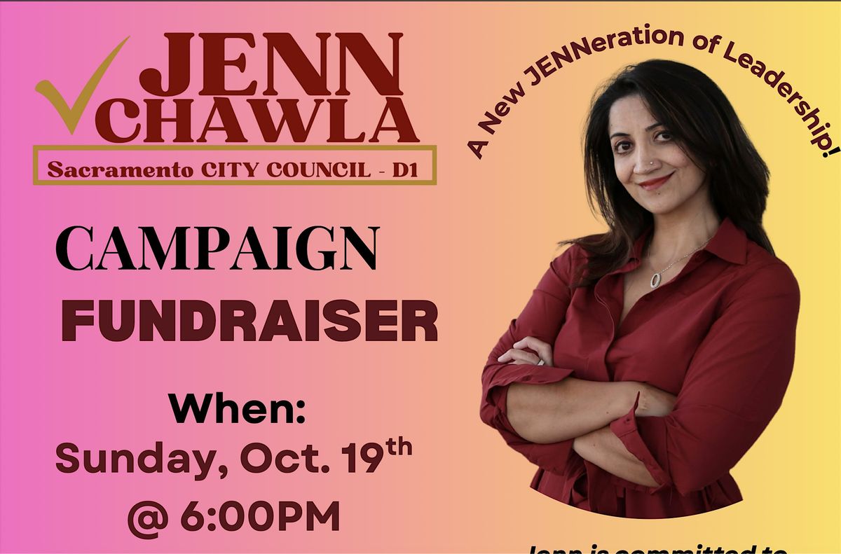 A New JENNERation of Leadership: Fundraiser for Jennifer Saleem Chawla
