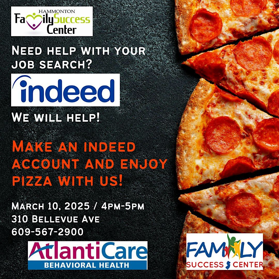 Lunch + Learn (Indeed + Pizza)