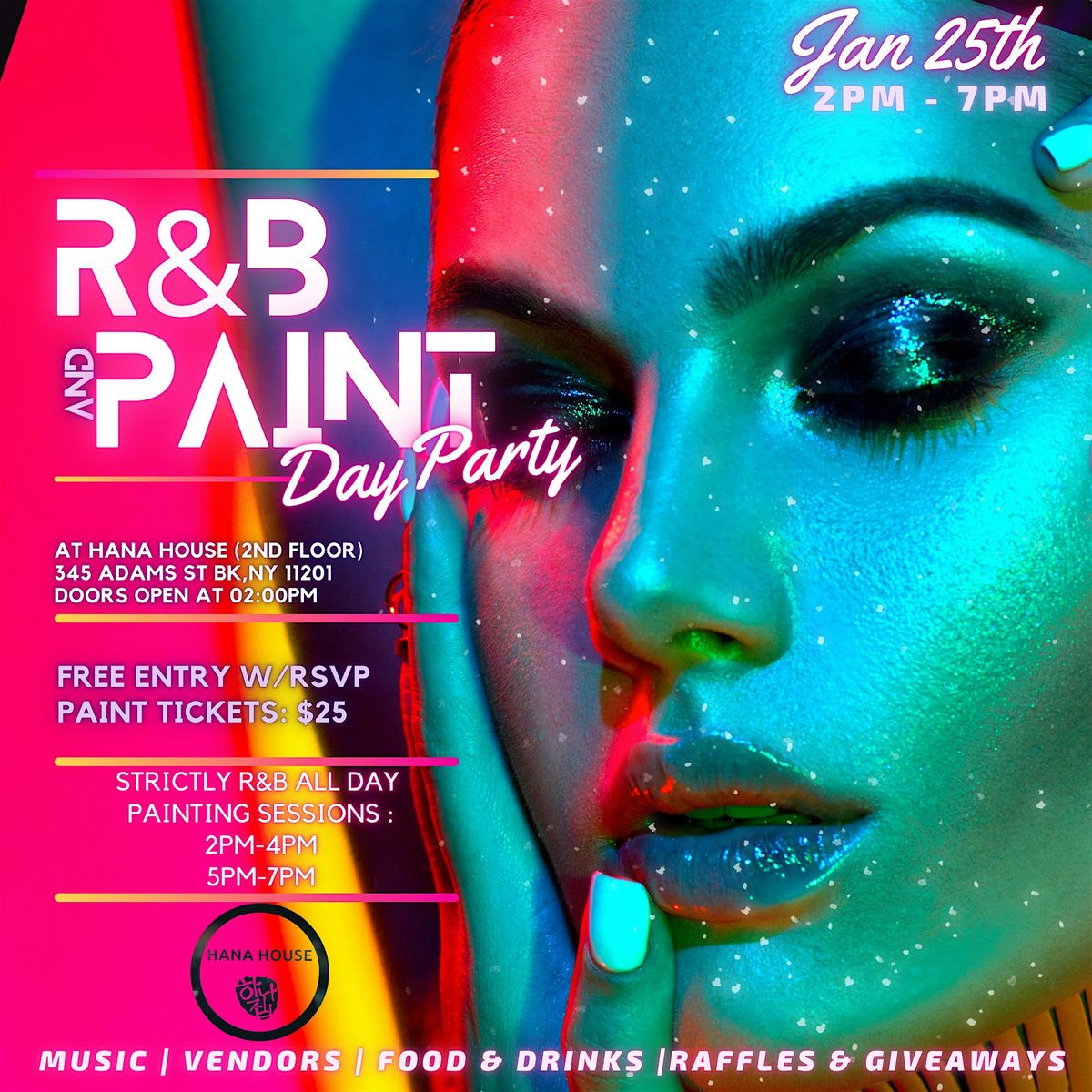 R&B And Paint Day Party (DownTown BK)