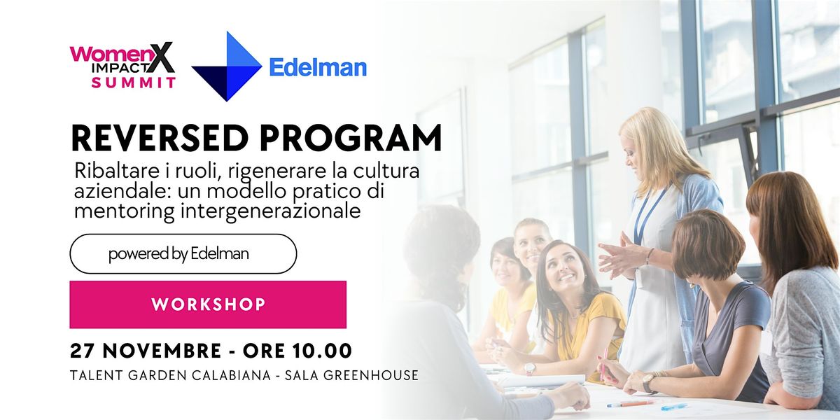 REVERSED PROGRAM: Un modello pratico di mentoring intergenerazionale