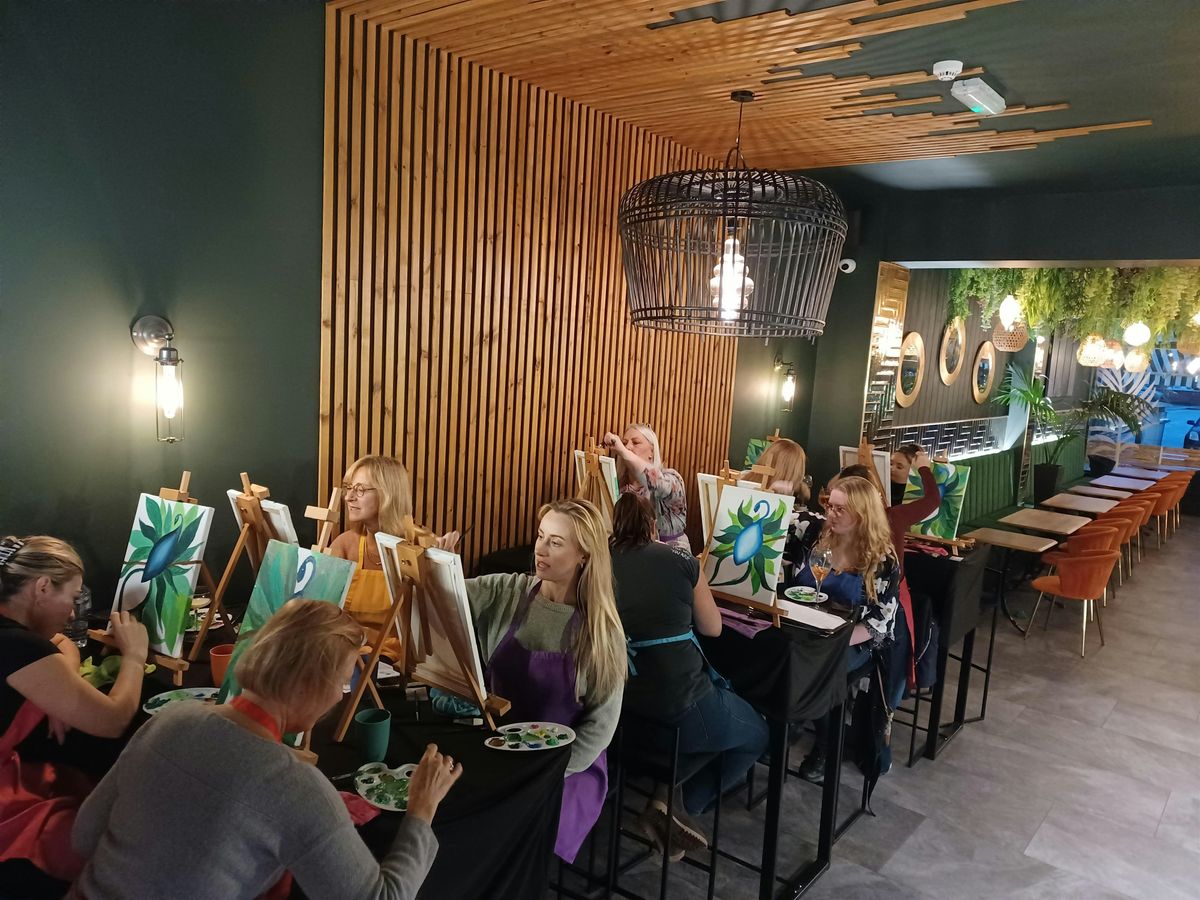 Paint and Sip at VUDU