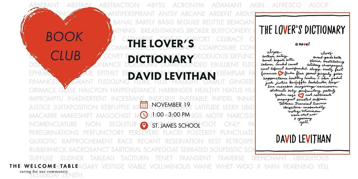 Book Club: The Lover's Dictionary
