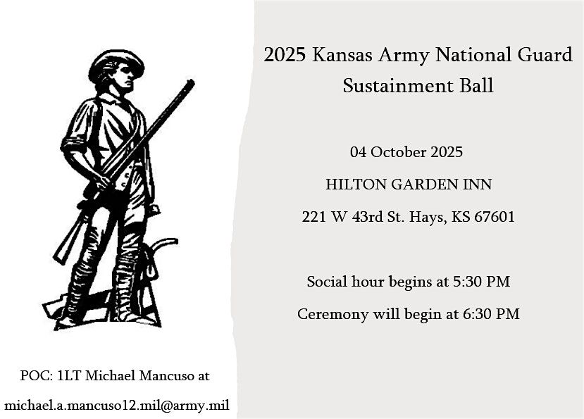 2025 KSARNG Sustainment Ball_ Junior Soldiers Tickets