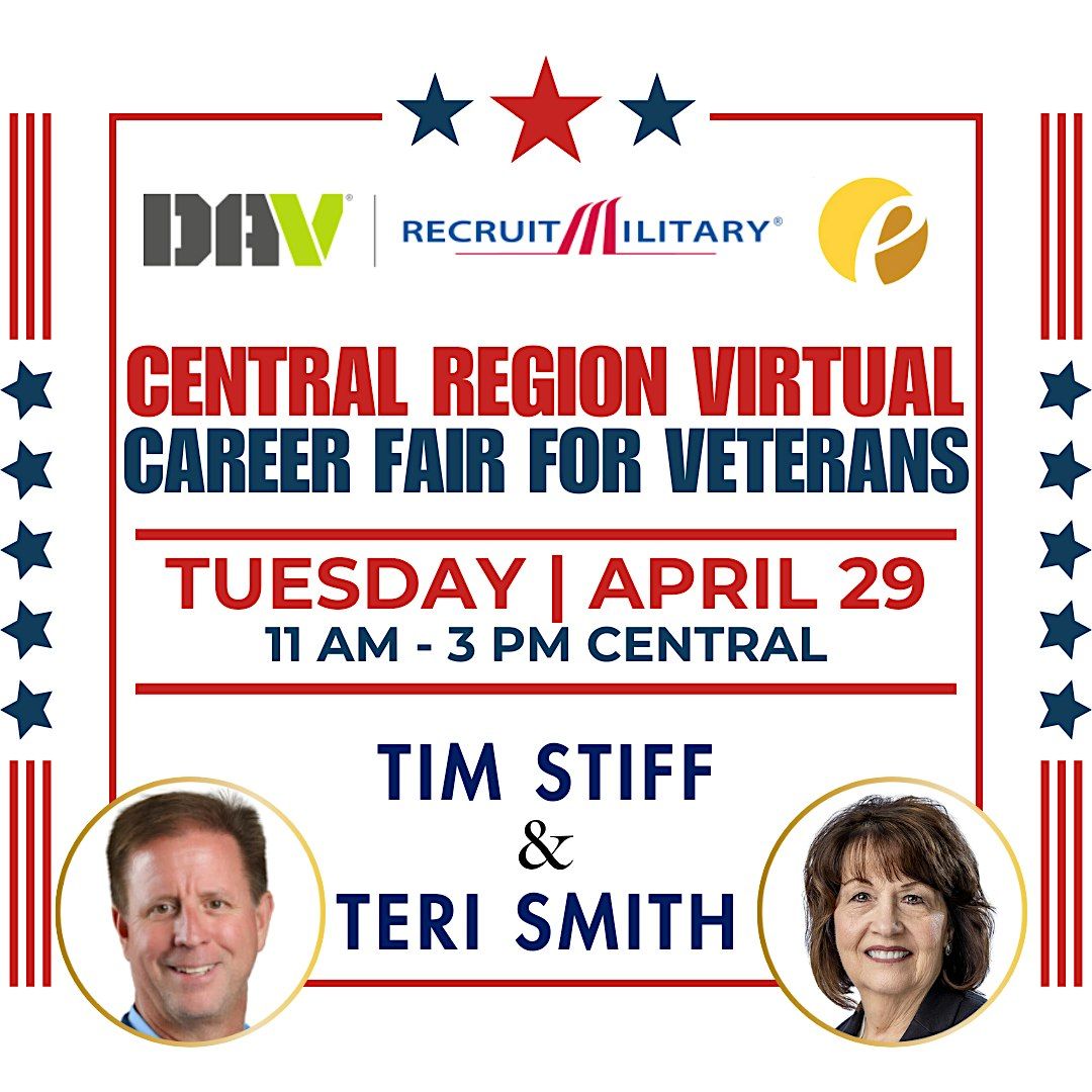 Central Region Virtual Career Fair for Veterans