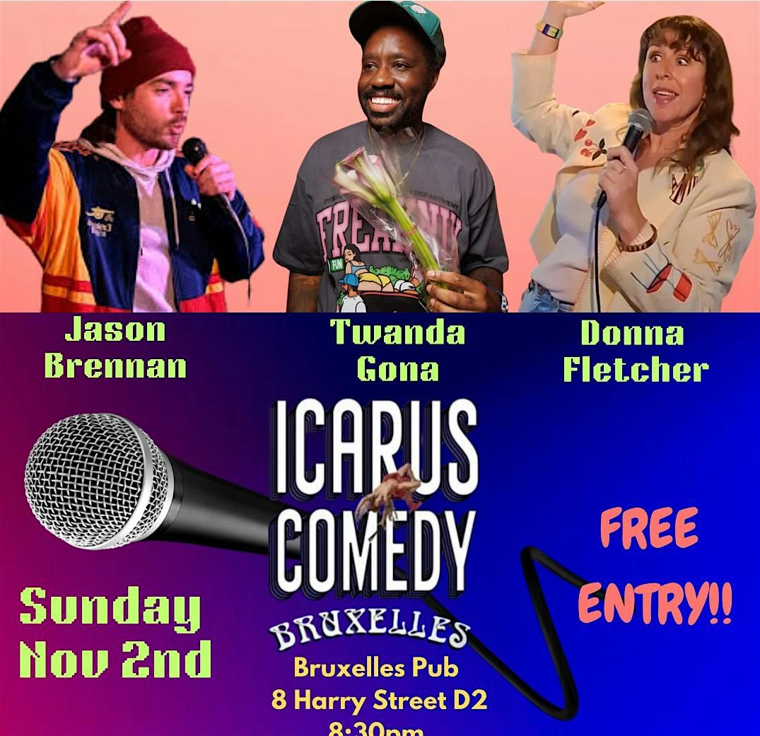 Icarus comedy with Jason Brennan and Twanda Gona