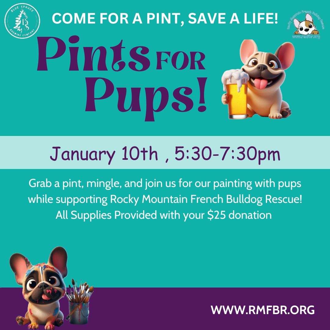 Pints for Pups at Blue Spruce Brewing 