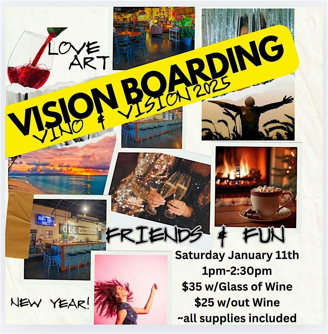 Vino & Vision Boarding Workshop