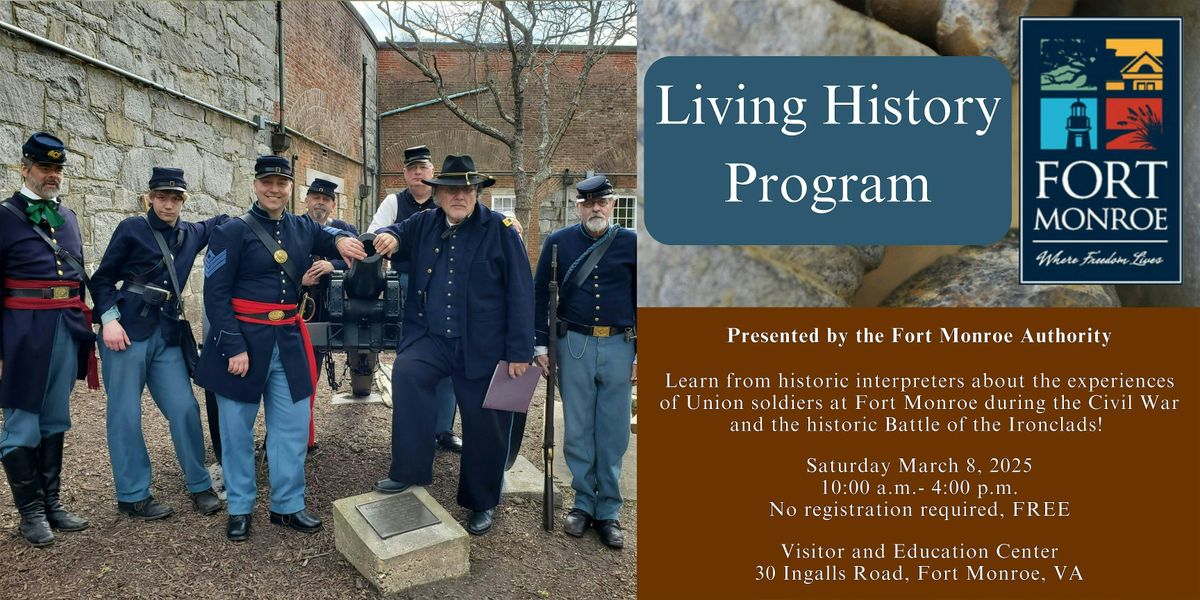 Living History Program at Fort Monroe