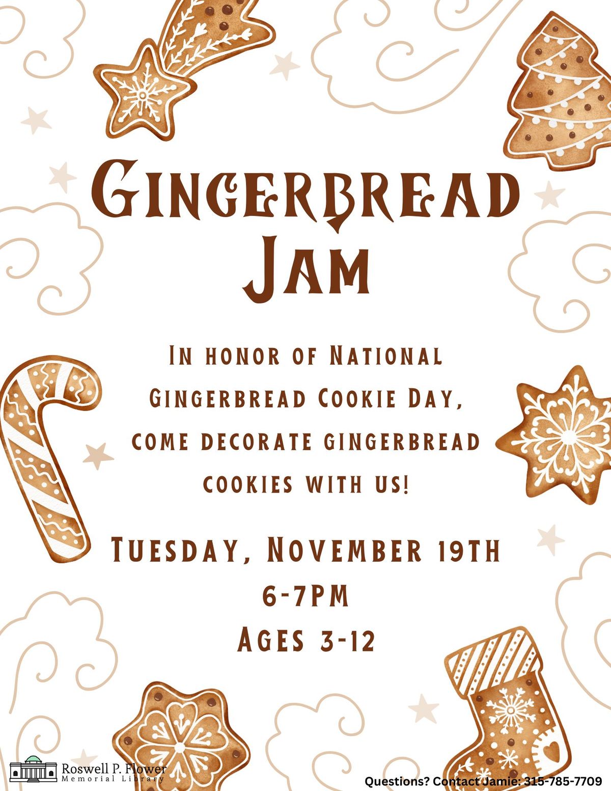 Ages 3-12 Gingerbread Jam