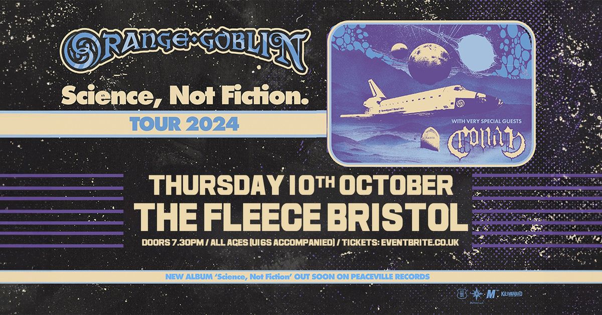 Orange Goblin + Conan at The Fleece, Bristol 10\/10\/24