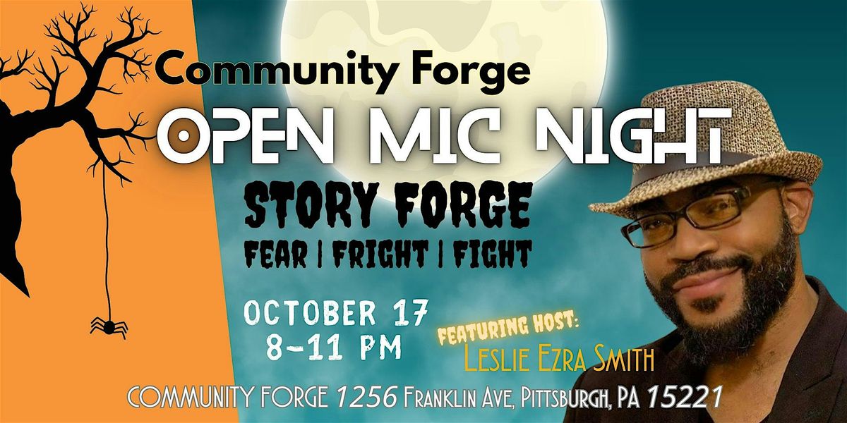 Open Mic Night October 17th - Story Forge