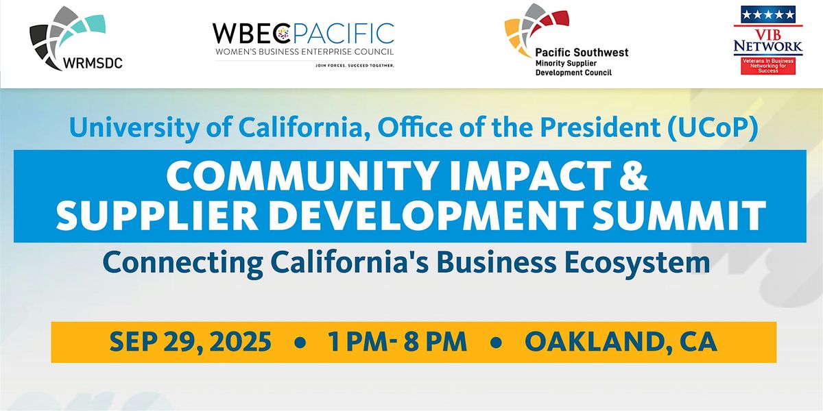 Community Impact & Supplier Development Summit