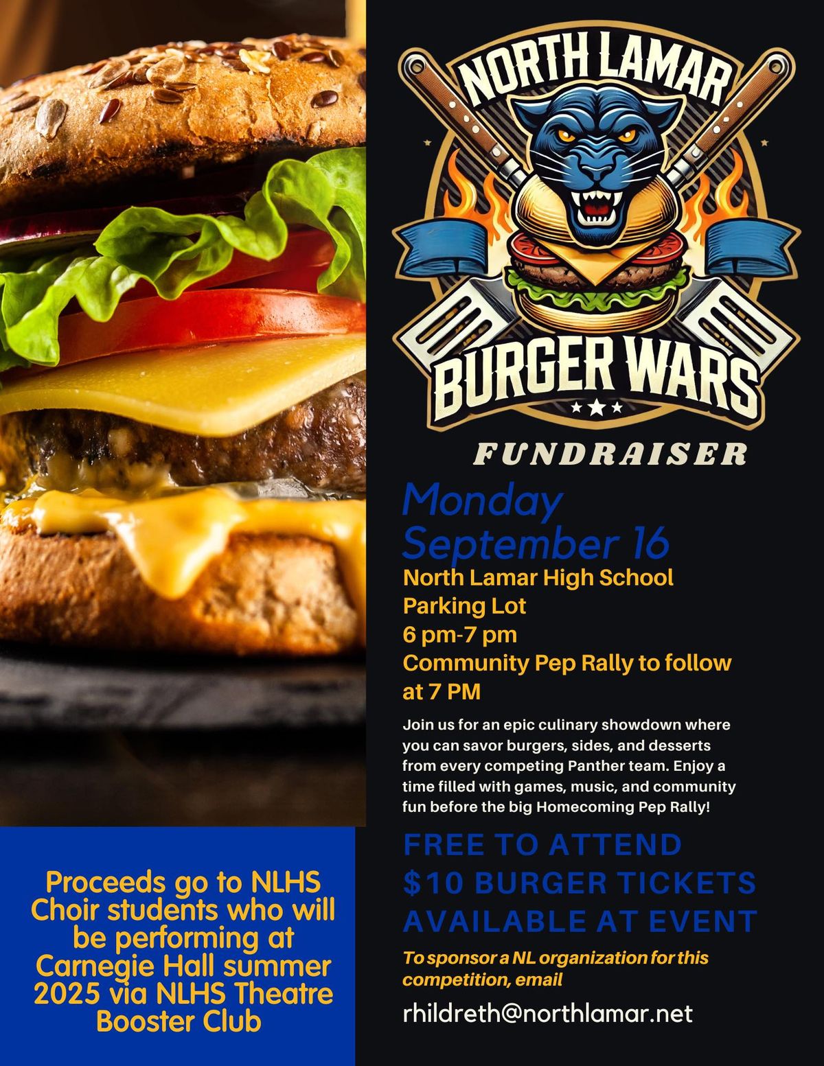 North Lamar Burger Wars + Community Pep Rally 