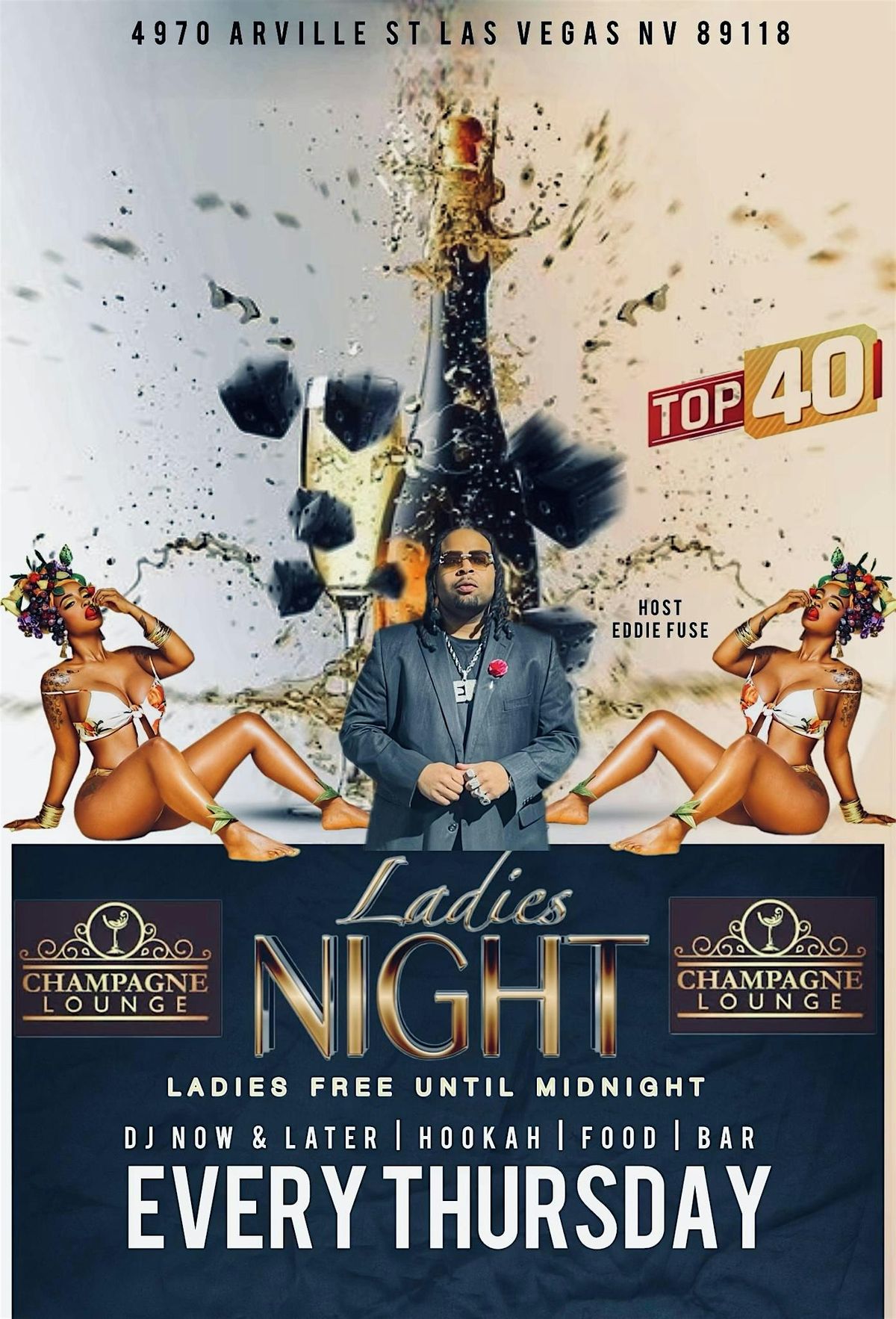 LADIES NIGHT AT CHAMPAGNE LOUNGE