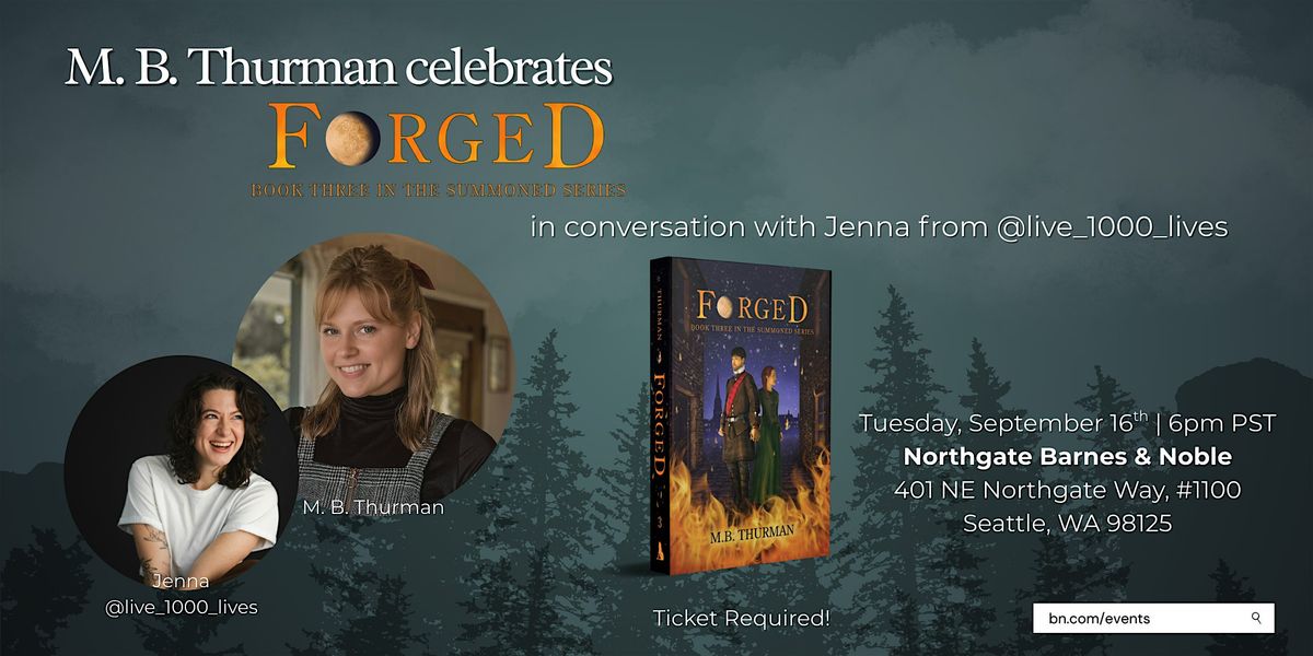 M. B. Thurman celebrates FORGED at B&N Northgate