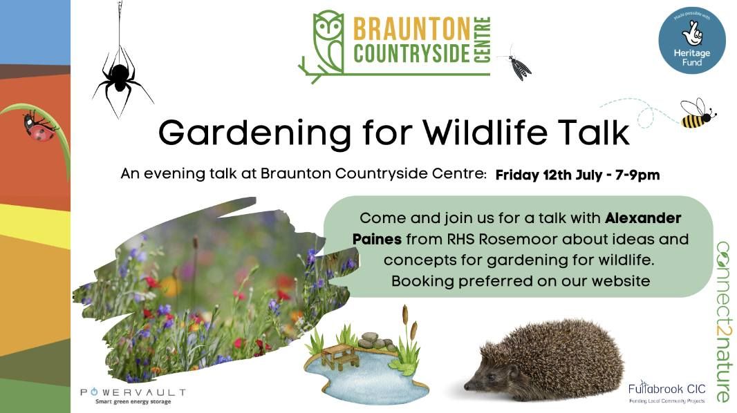 Gardening for Wildlife Evening Talk