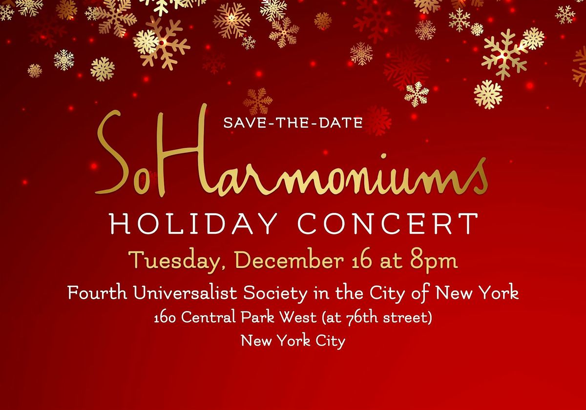 SoHarmoniums Women's Choir:  20th Anniversary Winter Concert