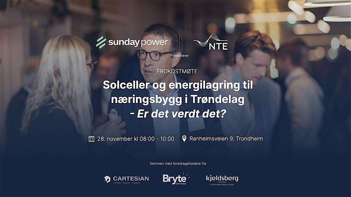 Solceller og energilagring til n\u00e6ringsbygg i Tr\u00f8ndelag. Er det verdt det?