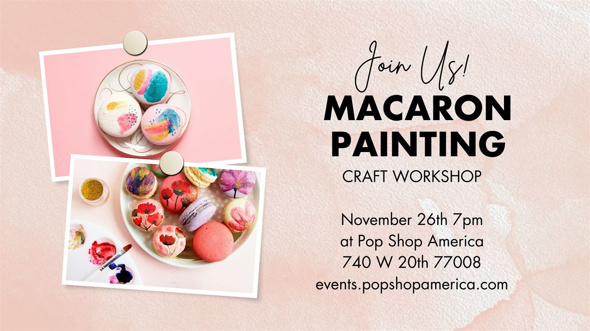 Macaron Painting Craft Class