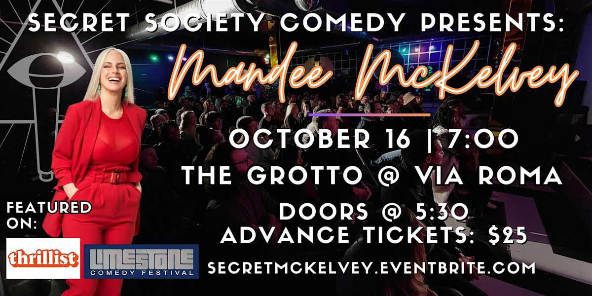 Mandee McKelvey | Secret Society Comedy In North Royalton
