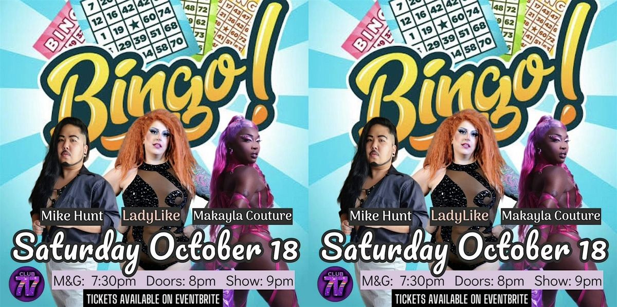 Drag and BINGO at Club 717