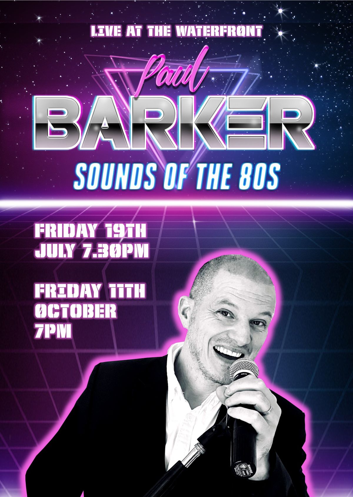 Friday Night Live - Sounds of The 80s! By Paul Barker