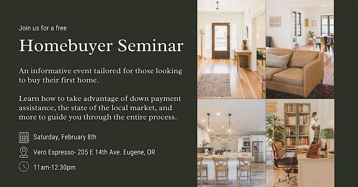 Lane County First-Time Homebuyer Seminar