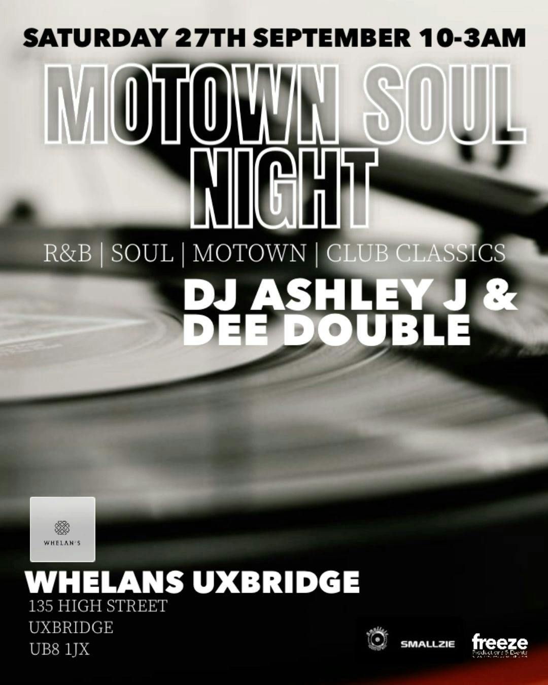 Motown night Whelans 