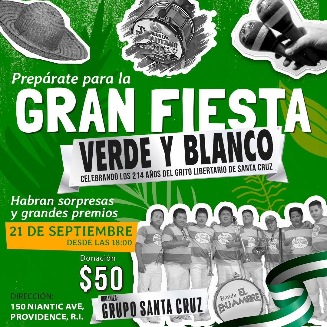 FIESTA VERDE Y BLANCO 