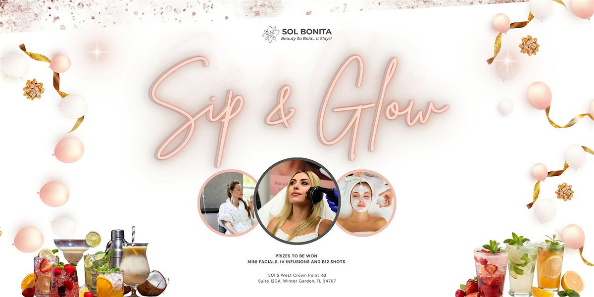 Sip & Glow - An Evening of Beauty, Bubbly, and Self-Care