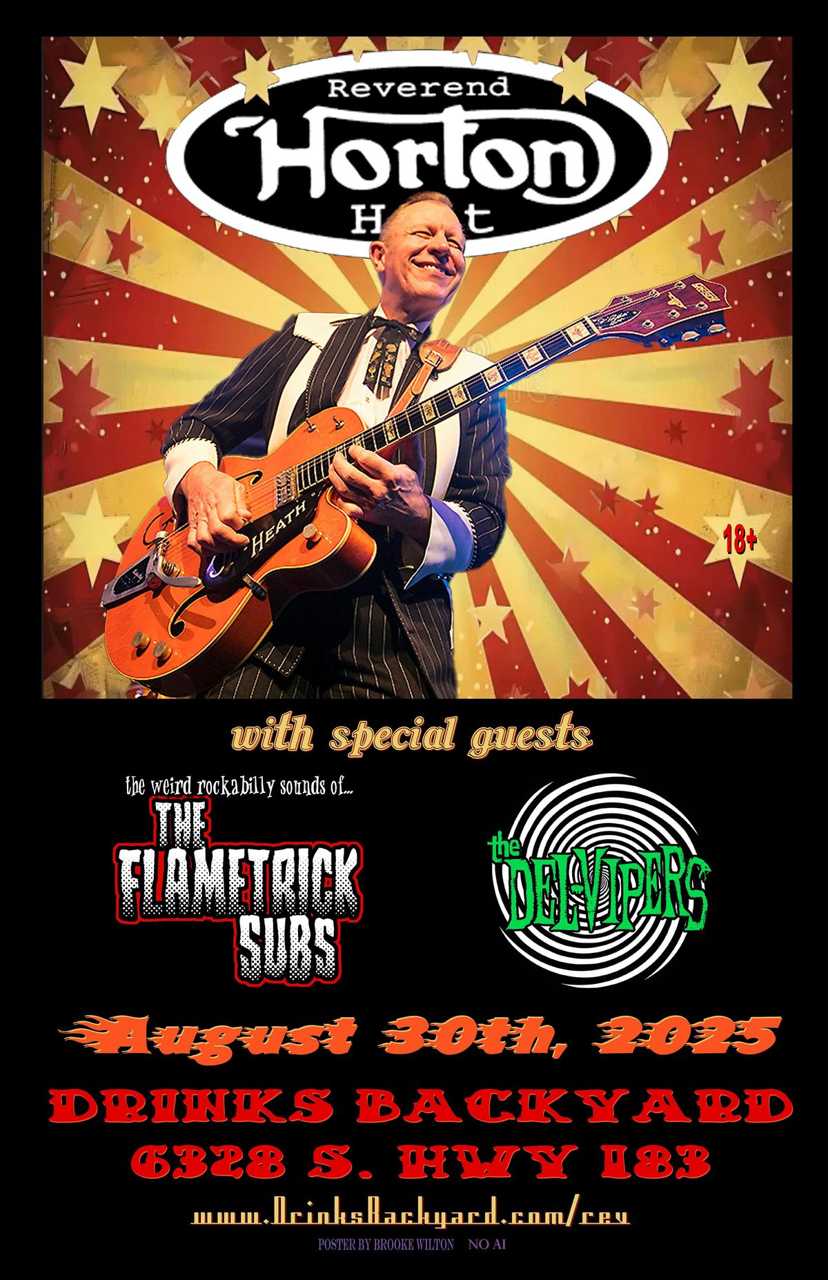 Reverend Horton Heat with The Flametrick Subs & The Del-Vipers