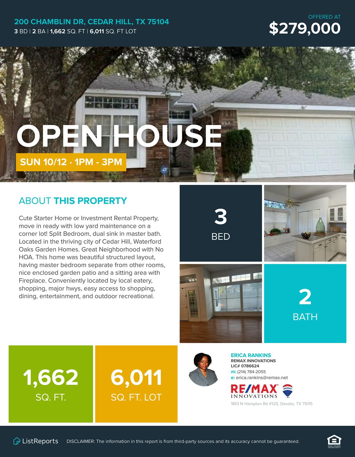 OPEN HOUSE EVENT: Sunday 10\/12, 1pm-3pm
