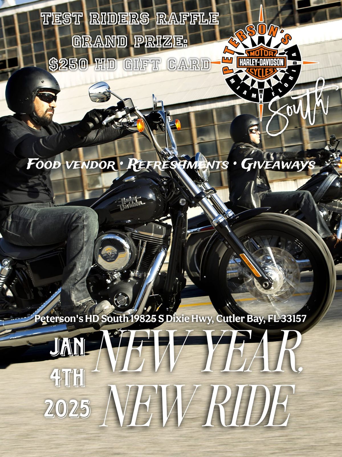 New Year, New Ride Party at Peterson's HD South!