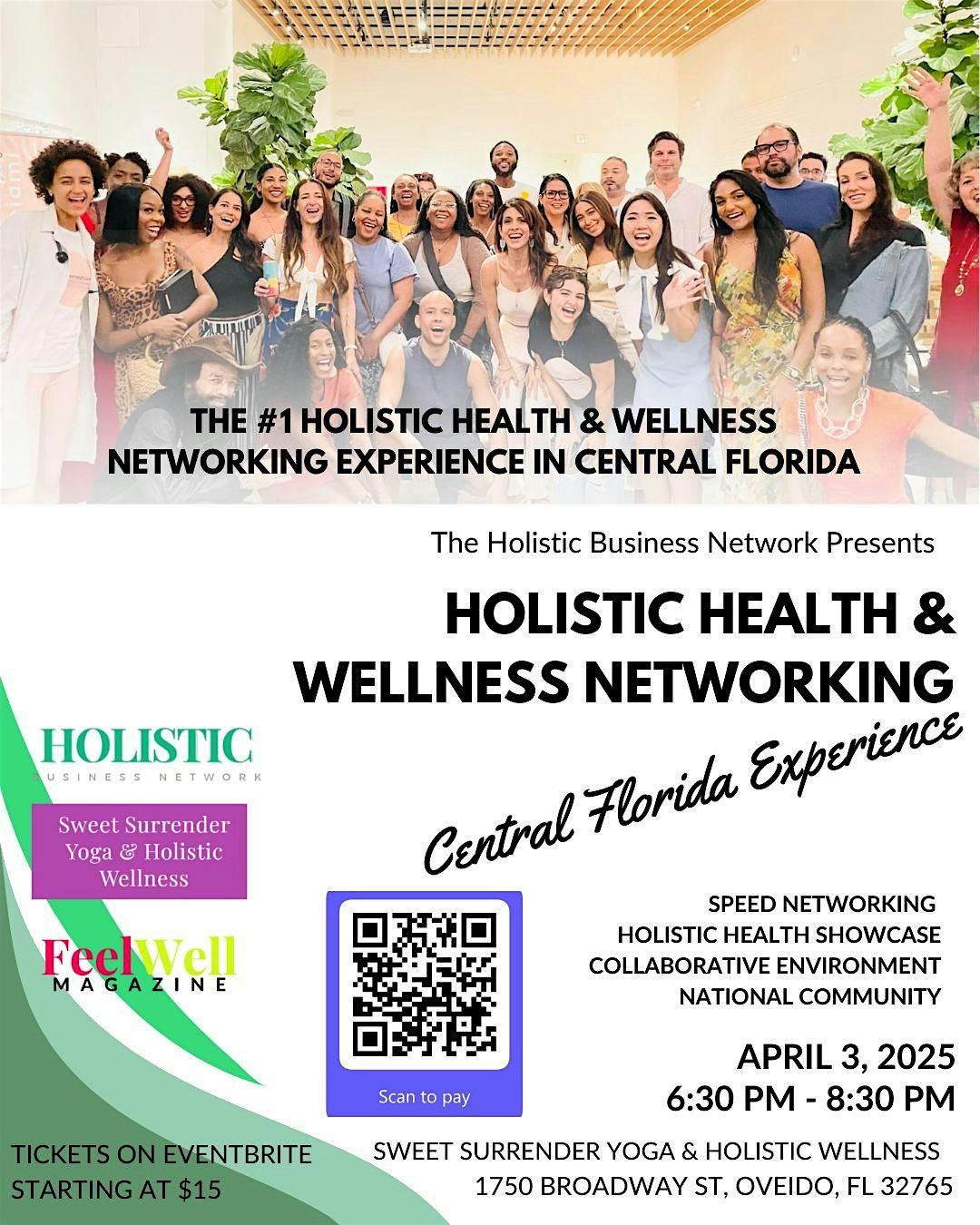 Holistic Health & Wellness Networking Experience Central Florida