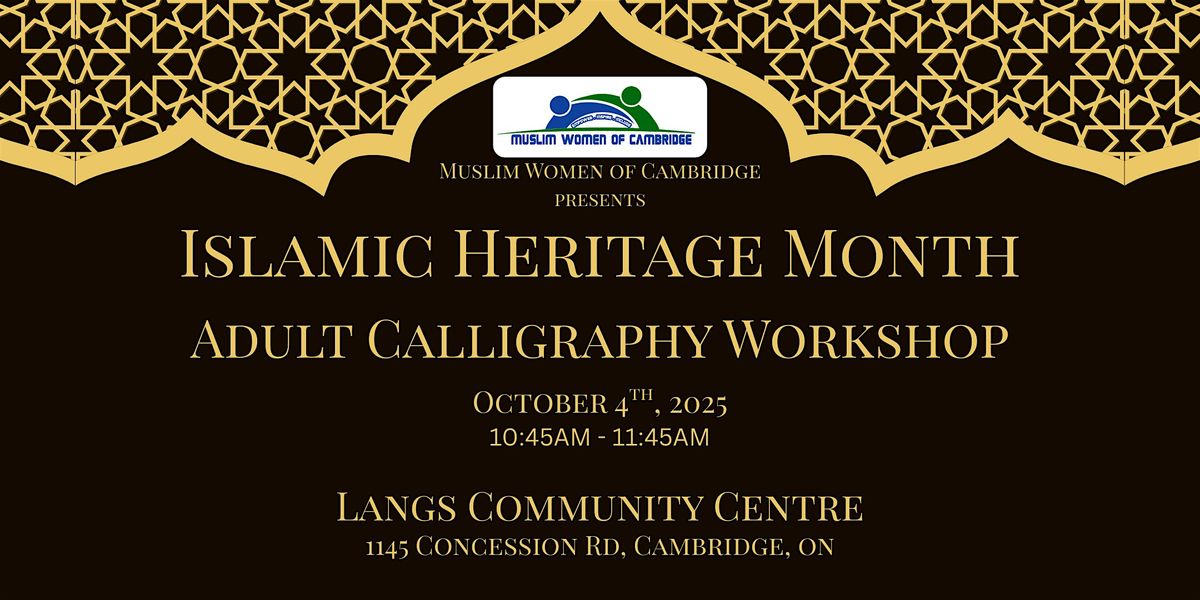 Adult Calligraphy Workshop