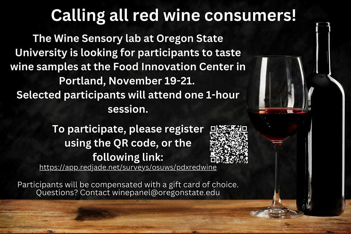 Calling all red wine consumers!