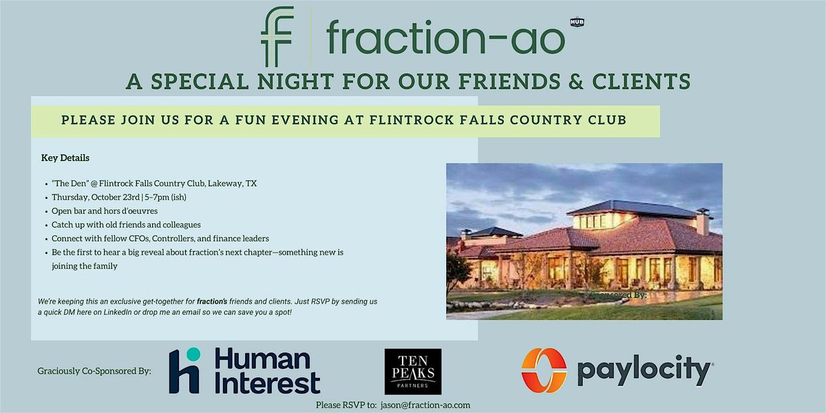 fraction-ao Client Appreciation Happy Hour