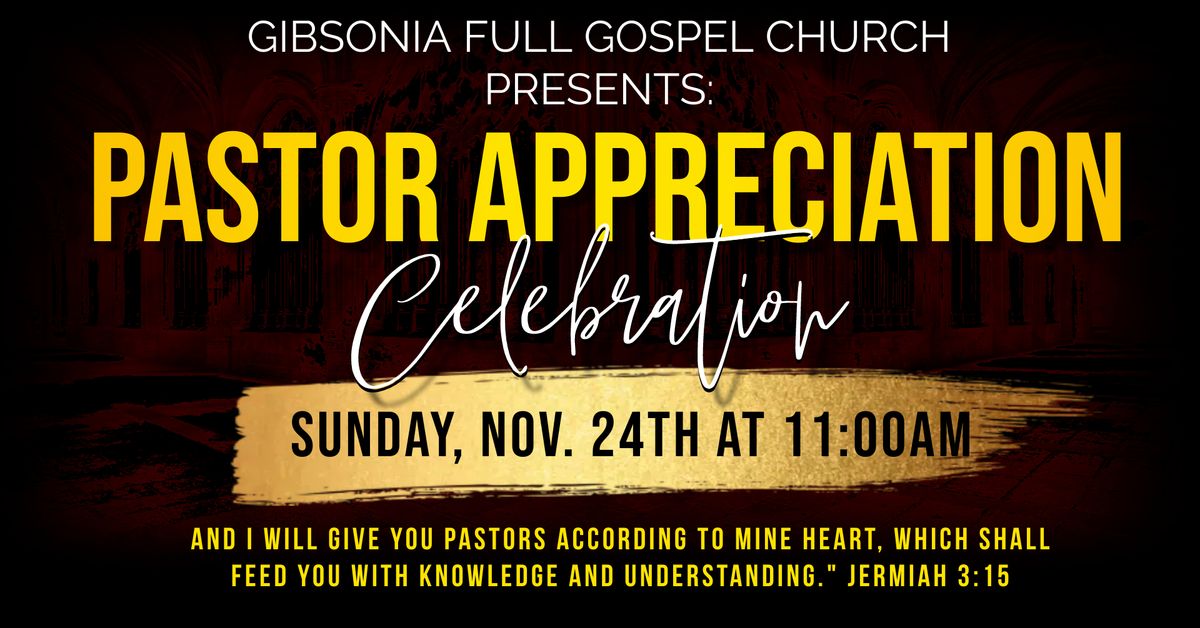 Pastor Appreciation Day\/Church Thanksgiving Dinner