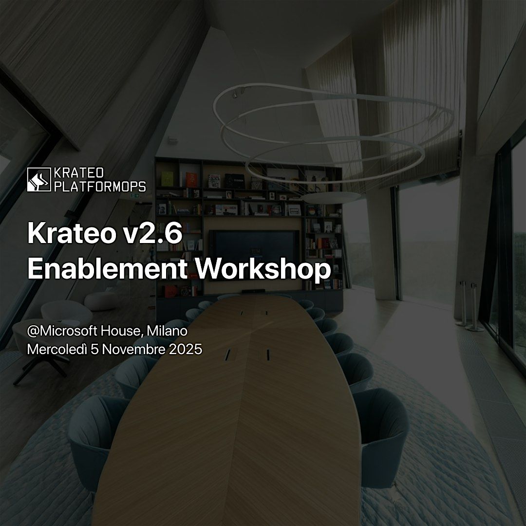 Krateo v2.6 Enablement Workshop