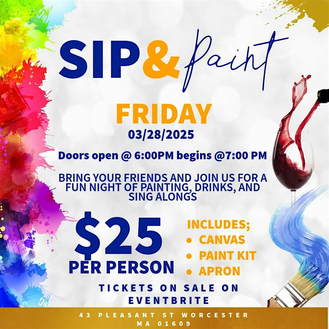 SIP & PAINT SING ALONG