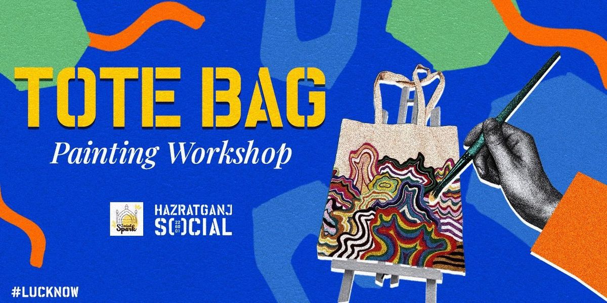 Tote Bag Painting: Social Spark