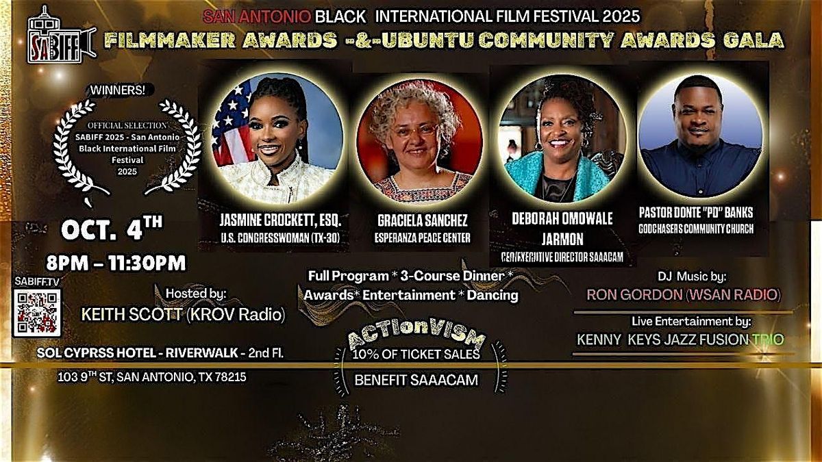 SABIFF 2025 - FILMMAKER AWARDS & UBUNTU COMMUNITY AWARDS GALA
