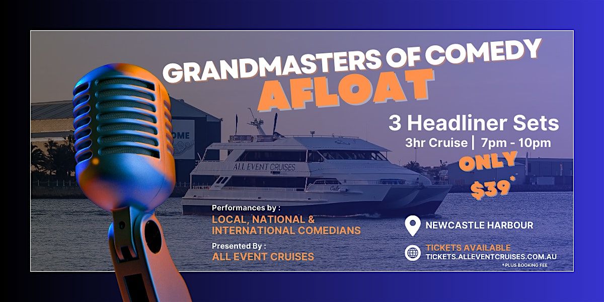 Grand Masters of Comedy on Newcastle Harbour